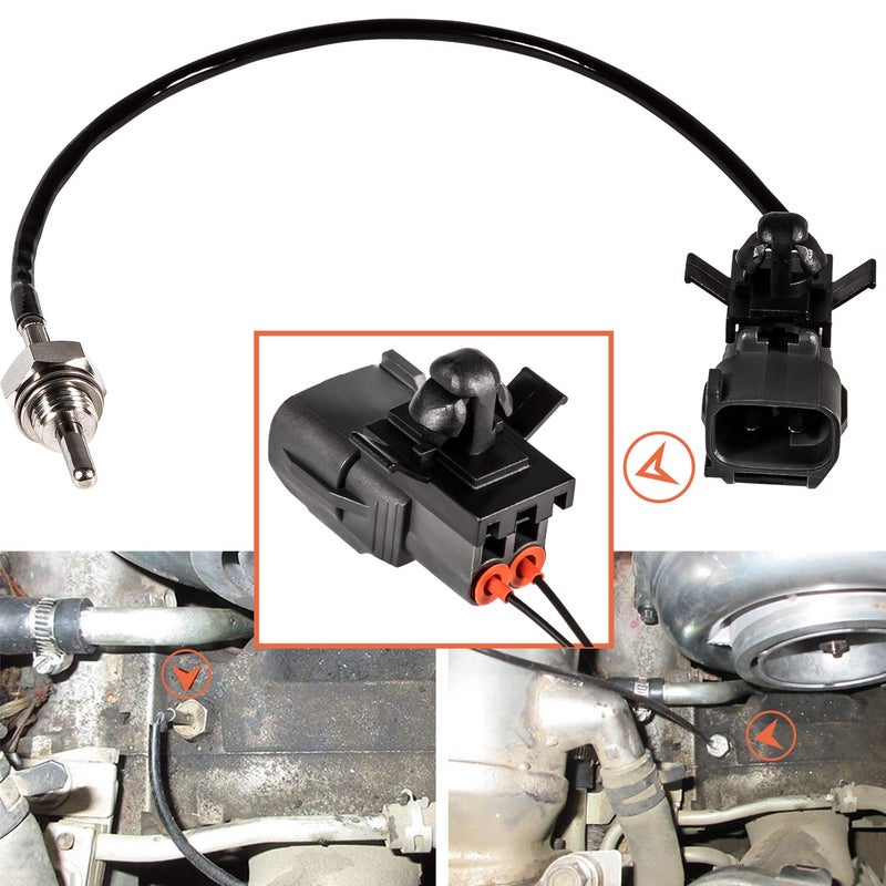 Camoo 97381182 Intake Air Temperature Sensor for GM Duramax 6.6L Silverado, Sierra, Express, Savana. Diesel Engines 2006-2012 - Image 1